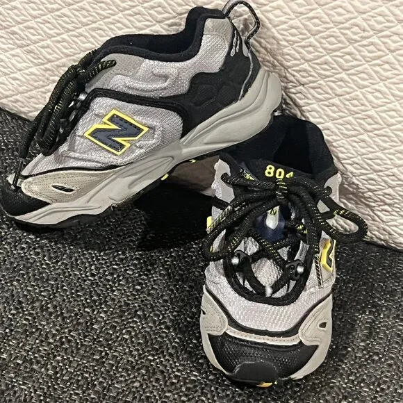 New Balance 804 Grey Black Shoes, Size 10 - Picture 3 of 12